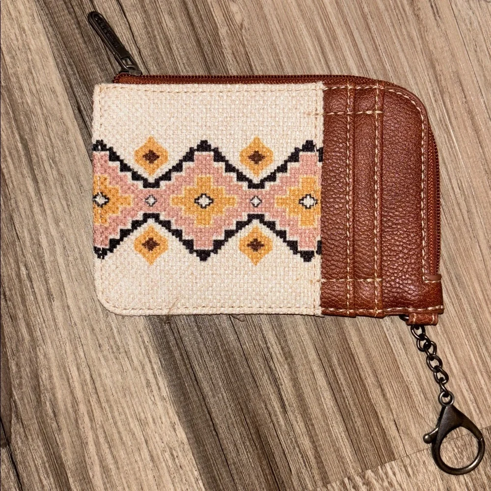 wrangler cream and pink/yellow small tote! - Picture 5 of 7